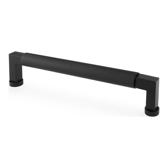 AW819-160-BL  160mm c/c  Black  Alexander and Wilks Camille Knurled Cabinet Pull Handle