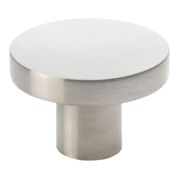 AW821-38-SN • 38mm • Satin Nickel • Alexander & Wilks Hanover Plain Cupboard Knob