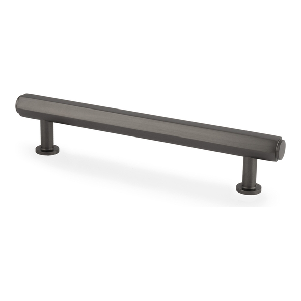 AW830-128-DBZ • Dark Bronze • 128mm c/c • Alexander & Wilks Vesper Hex T-Bar Cabinet Pull