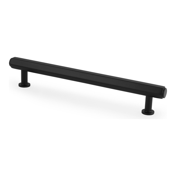 AW830-160-BL  Black  160mm c/c  Alexander & Wilks Vesper Hex T-Bar Cabinet Pull