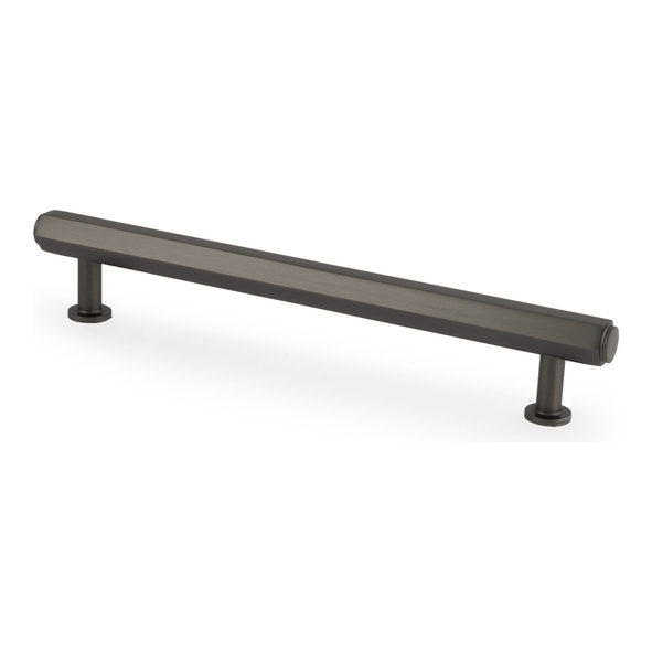 AW830-160-DBZ • Dark Bronze • 160mm c/c • Alexander & Wilks Vesper Hex T-Bar Cabinet Pull