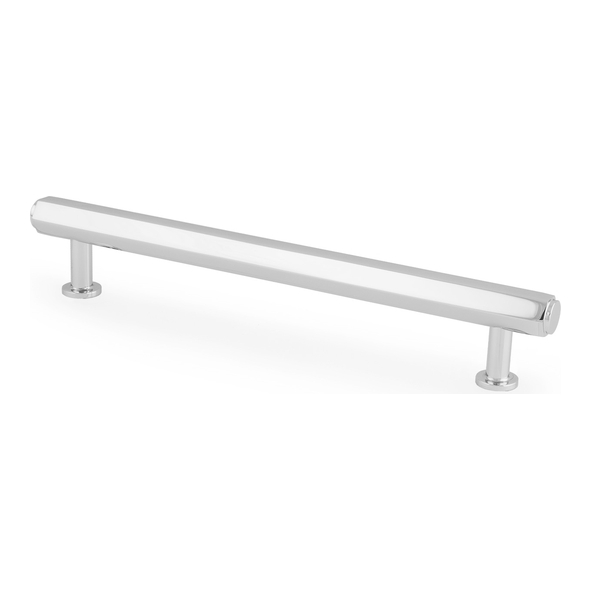 AW830-160-PC • Polished Chrome • 160mm c/c • Alexander & Wilks Vesper Hex T-Bar Cabinet Pull