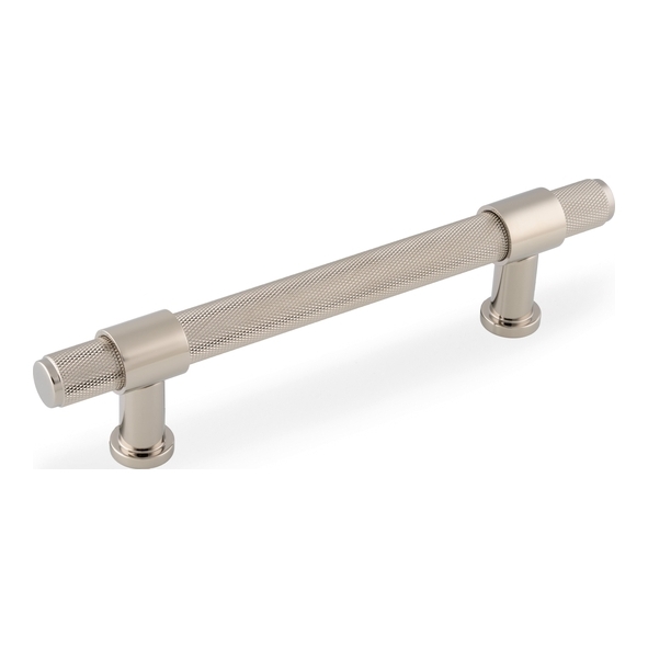 AW839-128-PNPVD � 128mm c/c � Polished Nickel � Alexander & Wilks Kingston Knurled Cabinet Pull