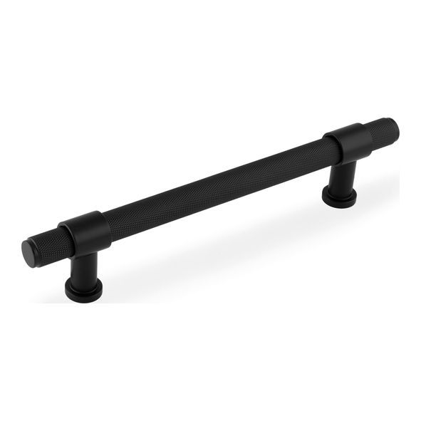 AW839-160-BL � 160mm c/c � Black � Alexander & Wilks Kingston Knurled Cabinet Pull