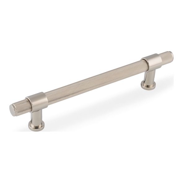 AW839-160-PNPVD � 160mm c/c � Polished Nickel � Alexander & Wilks Kingston Knurled Cabinet Pull