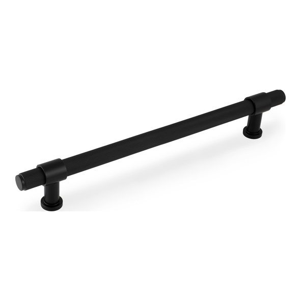 AW839-224-BL � 224mm c/c � Black � Alexander & Wilks Kingston Knurled Cabinet Pull