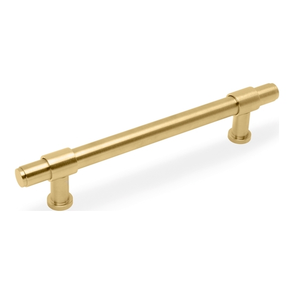 AW839P-160-SBPVD � 160mm c/c � Satin Brass � Alexander & Wilks Kingston Plain Cabinet Pull