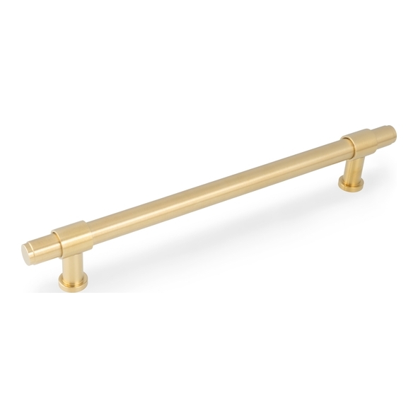 AW839P-224-SBPVD � 224mm c/c � Satin Brass � Alexander & Wilks Kingston Plain Cabinet Pull