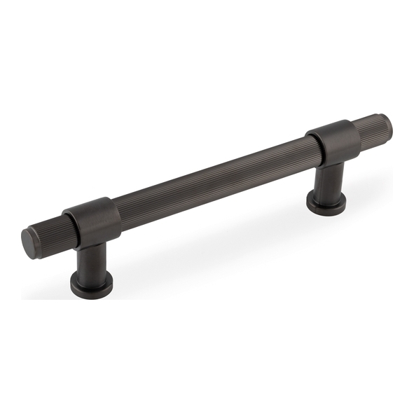 AW839R-128-DBZPVD � 128mm c/c � Dark Bronze � Alexander & Wilks Kingston Reeded Cabinet Pull