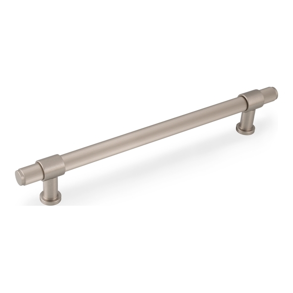 AW839R-224-SNPVD � 224mm c/c � Satin Nickel � Alexander & Wilks Kingston Reeded Cabinet Pull
