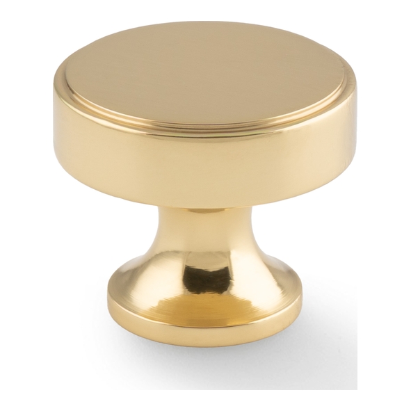 AW855-38-PBL  38mm  Polished Brass  Alexander & Wilks Havana Cabinet Knob