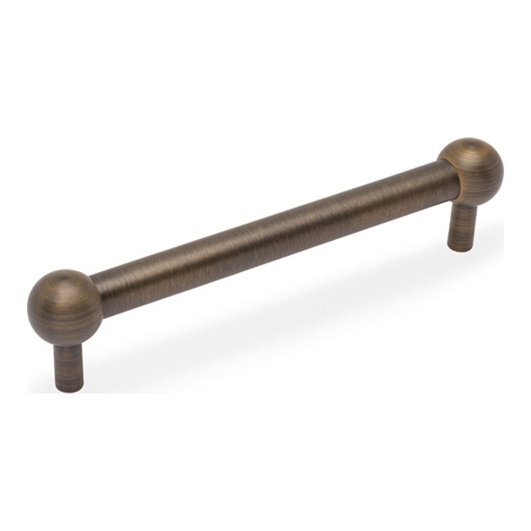 AW856-160-AB � 160mm c/c � Antique Brass � Alexander & Wilks Plain Ceasar Cabinet Pull