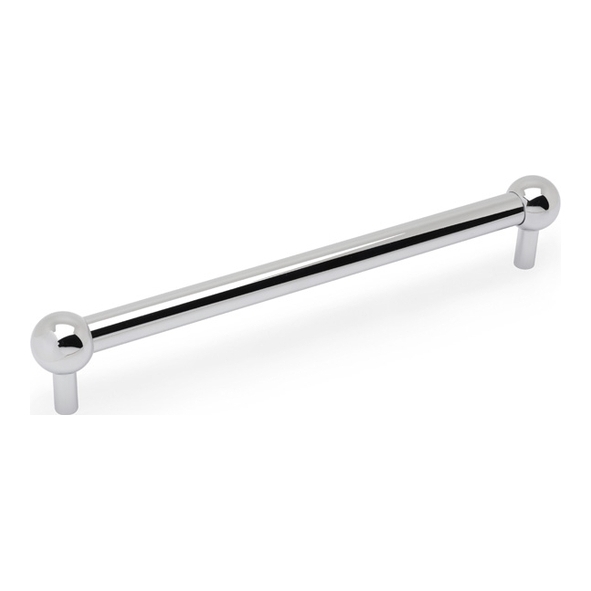 AW856-224-PC � 224mm c/c � Polished Chrome � Alexander & Wilks Plain Ceasar Cabinet Pull