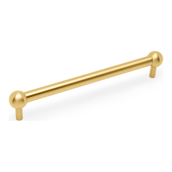 AW856-224-SBPVD � 224mm c/c � Satin Brass � Alexander & Wilks Plain Ceasar Cabinet Pull