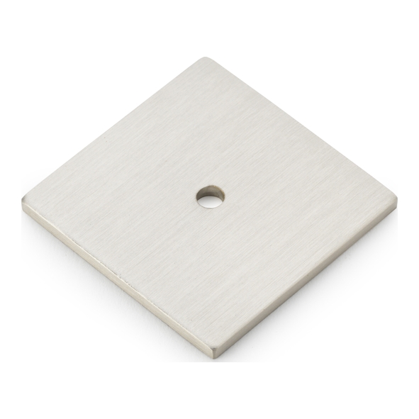 AW894-45-SN • 45mm • Satin Nickel • Alexander & Wilks Bullion Square Backplate