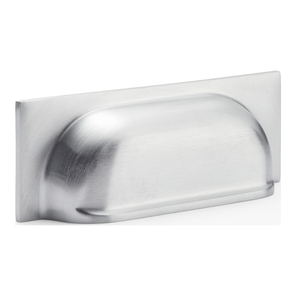AW905SC  96mm c/c  Satin Chrome  Alexander & Wilks Quantock Cup Pull Handle