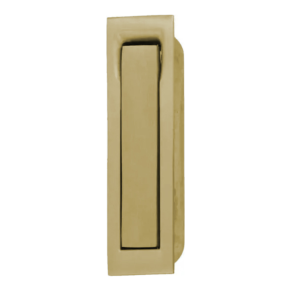 AW990SBPVD • 70 x 19mm • Satin Brass PVD • Alexander and Wilks Square Sliding Door Edge Pull