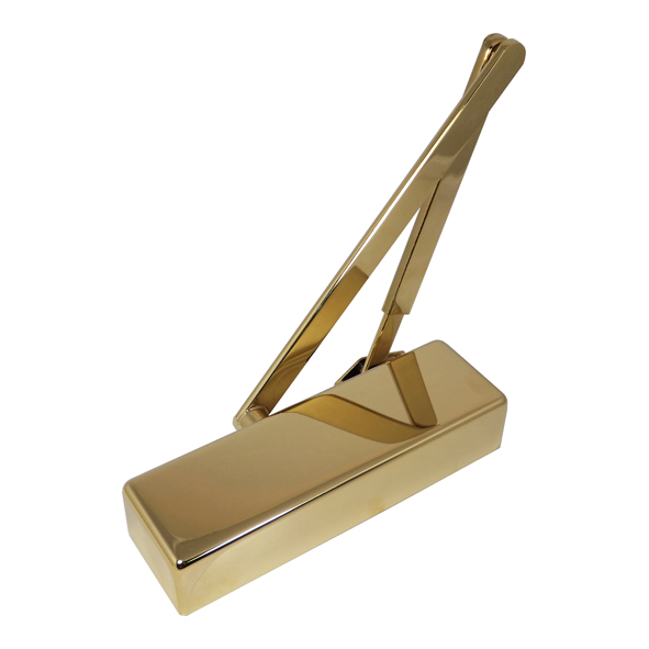 150.42305.022 • Simulated Polished Brass • Format EN 3 Overhead Door Closer