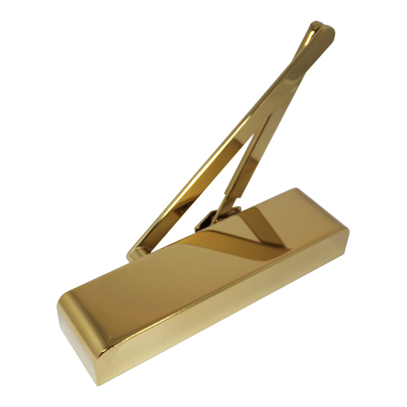 148.42305.022  Simulated Polished Brass  Format EN 2 to EN 4 Backcheck Overhead Door Closer