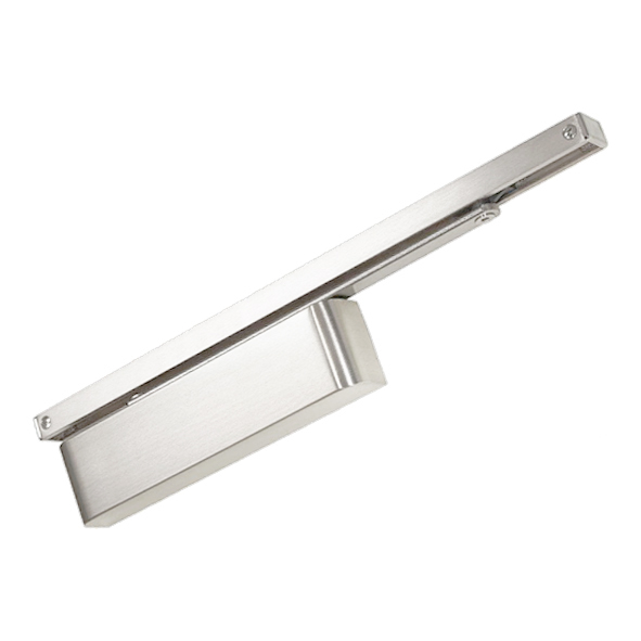 147.42526.071  Simulated Polished Stainless  Format EN 2 to EN 4 Cam Action Slide Arm Overhead Door Closer