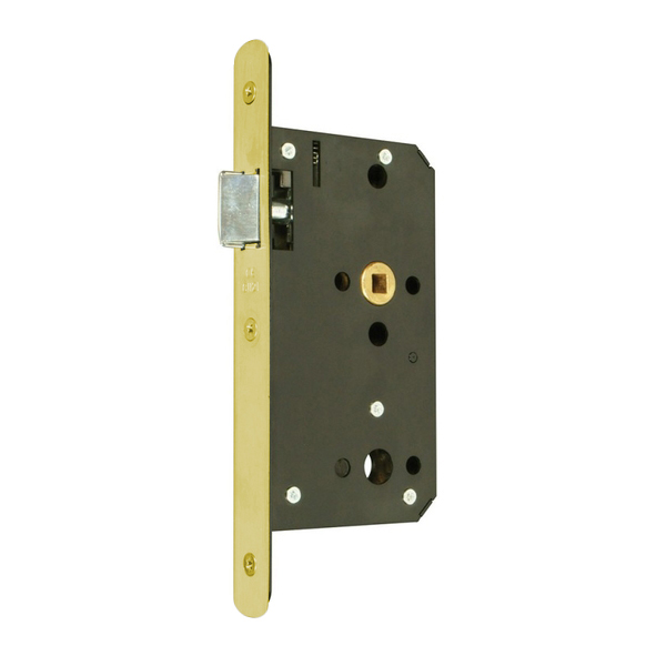 261.09205.306  090mm [060mm]  Radiused  Satin Brass  Heavy Architectural Euro Standard Latch