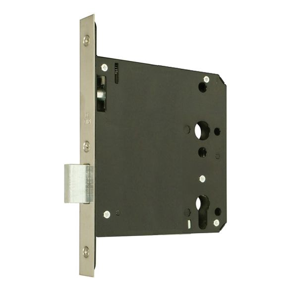 212.40030.222  130mm [100mm]  Square  Satin Stainless  Heavy Architectural Euro Standard Deadlock Case