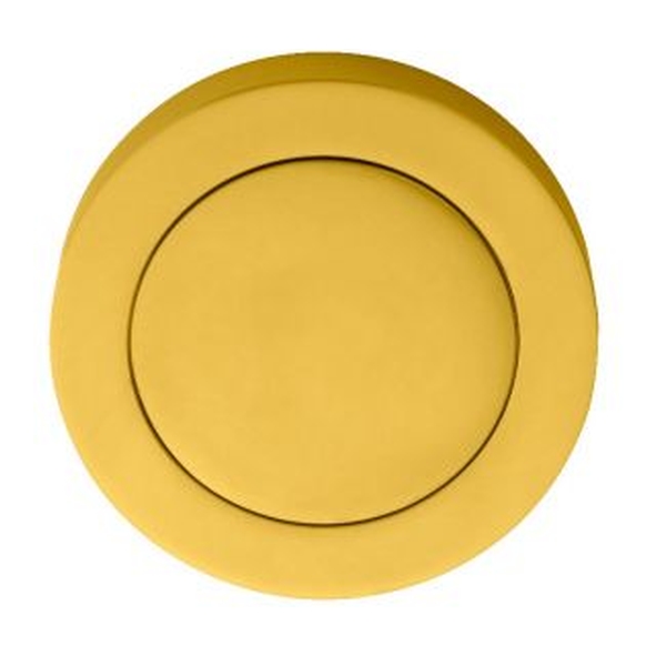 AA0 • Polished Brass • Carlisle Brass Round Blank Escutcheon