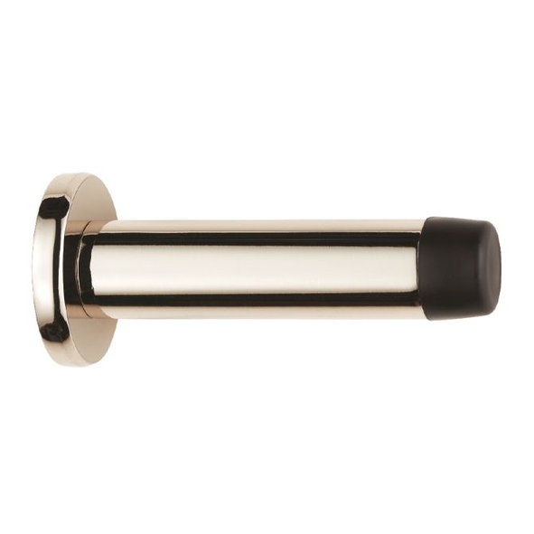 AA21PN • 071mm • Polished Nickel • Carlisle Brass Projection Door Stop On Rose