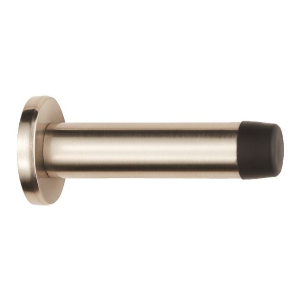 AA21SN • 071mm • Satin Nickel • Carlisle Brass Projection Door Stop On Rose