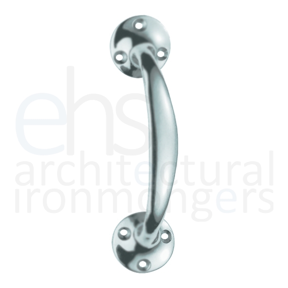 AA36SC  152mm  Satin Chrome  Carlisle Brass Victorian Bow Shaped Pull Handles