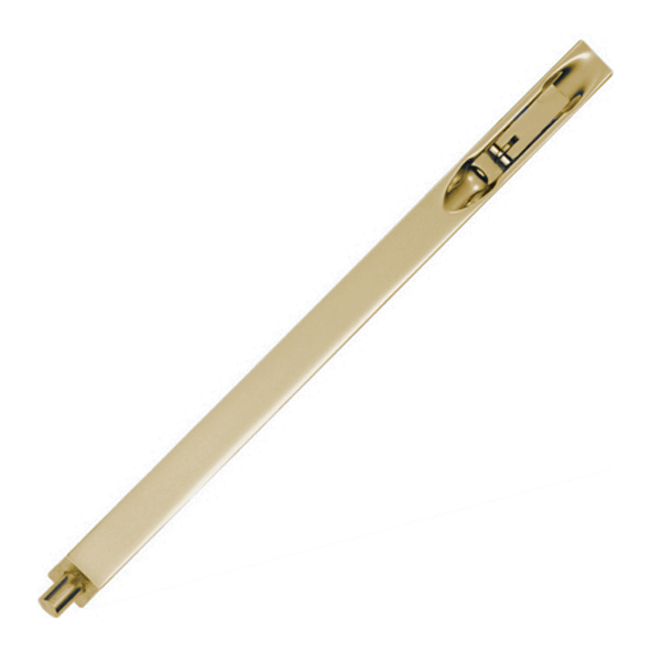 AA812 • 300 x 20mm • Polished Brass • Lever Action Flush Bolt