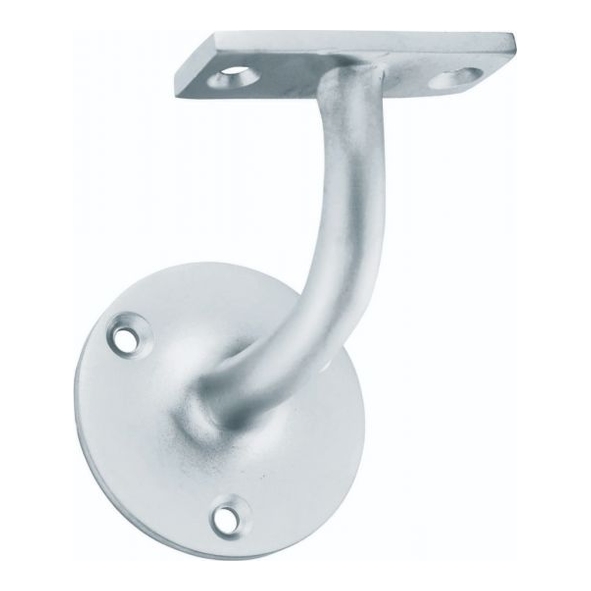 AA84SC  064mm  Satin Chrome  Carlisle Brass Heavy Duty Brass Handrail Bracket