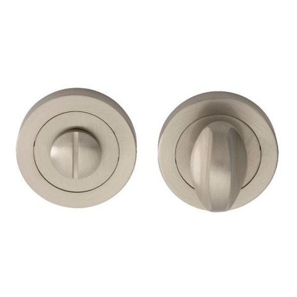 AQ12SN  Satin Nickel  Carlisle Brass Heavy Bathroom Turn With Release