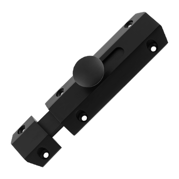 AQ81MB  102 x 36mm  Matt Black  Carlisle Brass Universal Slide Action Surface Bolt