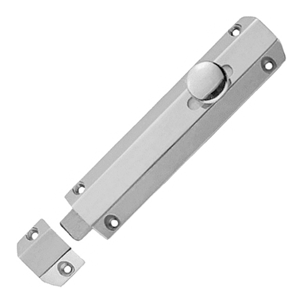 AQ82SC  152 x 36mm  Satin Chrome  Carlisle Brass Universal Slide Action Surface Bolt