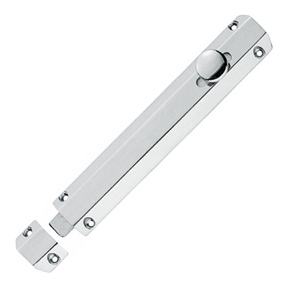 AQ83CP • 202 x 36mm • Polished Chrome • Carlisle Brass Universal Slide Action Surface Bolt