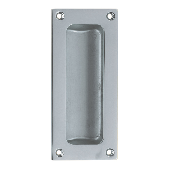 AQ90CP � 102 x 45mm � Polished Chrome � Carlisle Brass Traditional Rectangular Flush Pull