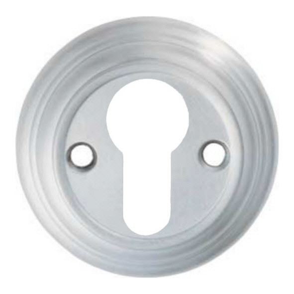 DK1SC  Satin Chrome  Delamain Euro Cylinder Escutcheons