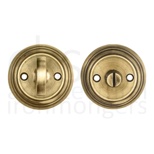 DK12FB • Florentine Bronze • Delamain Large Bathroom Turn With Release