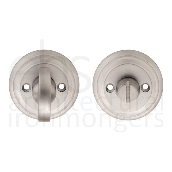 DK12SC  Satin Chrome  Delamain Large Bathroom Turn With Release