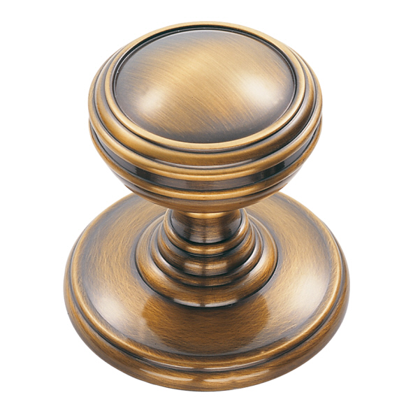 DK47BFB  25 x 32 x 30mm  Florentine Bronze  Delamain Ringed Cabinet Knob