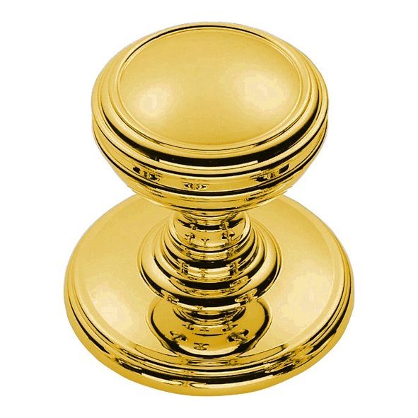 DK47D • 38 x 48 x 45mm • Polished Brass • Delamain Ringed Cabinet Knob