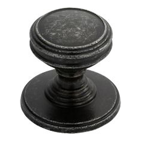 DK47BPT  25 x 32 x 30mm  Pewter  Delamain Ringed Cabinet Knob