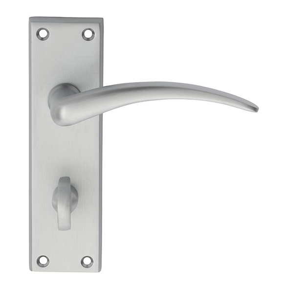 DL64WCSC • Bathroom [57mm] • Satin Chrome • Carlisle Brass Wing Levers On Backplates