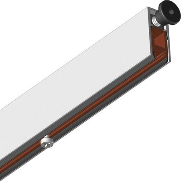 ES1204  730mm  Satin Aluminium  37db Automatic Mortice Threshold Seal