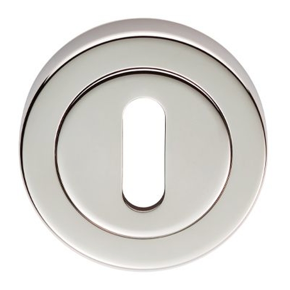 EUL002PN  Polished Nickel  Carlisle Brass Finishes Round Mortice Key Escutcheon