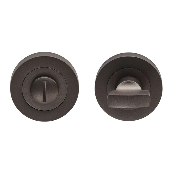 EUL004MBRZ  Matt Bronze  Carlisle Brass Finishes Round Bathroom Turn With Release