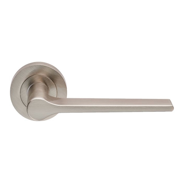 EUL020SN  Satin Nickel  Carlisle Brass Finishes Velino Levers On Round Roses