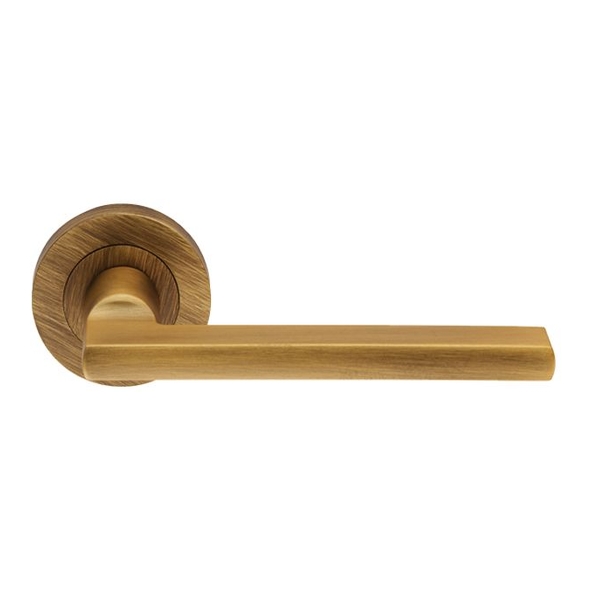 EUL030AB • Antique Brass • Carlisle Brass Finishes Trentino Levers On Round Roses