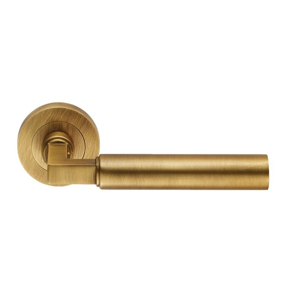 EUL040AB • Antique Brass • Carlisle Brass Finishes Amiata Levers On Round Roses